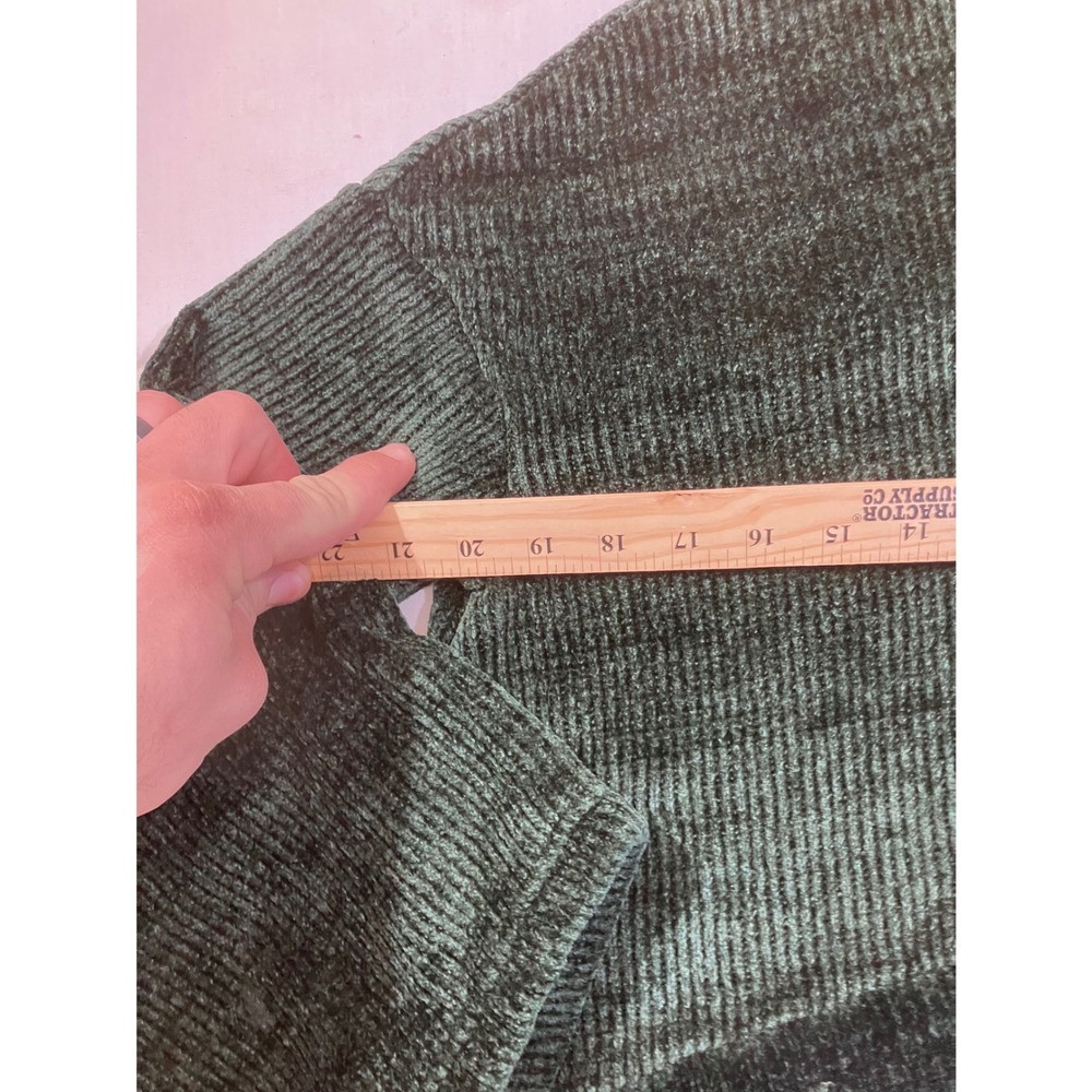 Gilligan & O'Malley Dark‎ Green Chenille Ribbed Hoodie Sleepwear XS RN17730 - Picture 3 of 7